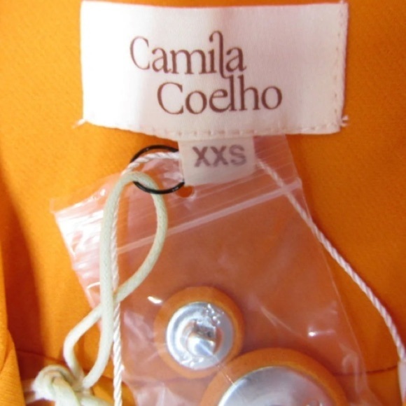 REVOLVE Camila Coelho Women's US XXS  Morena Classy Blazer Bright Orange - Picture 12 of 15